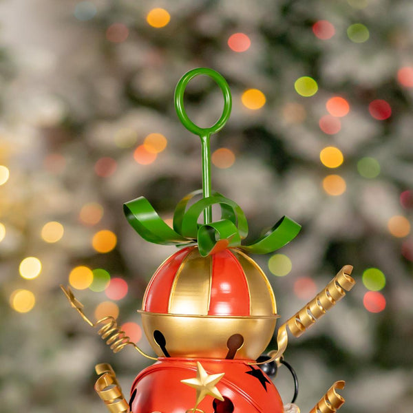 Christmas Sleigh with Giant Jingle Bells - Small 30.5" Tall Iron
