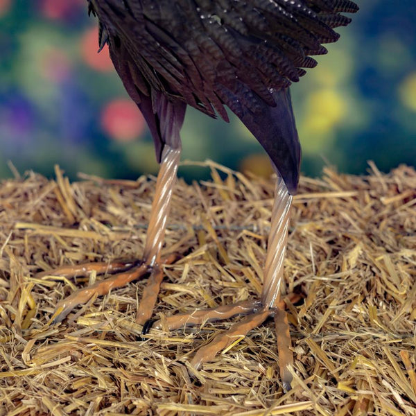 Painted Iron Rooster Figurines in 6 Styles