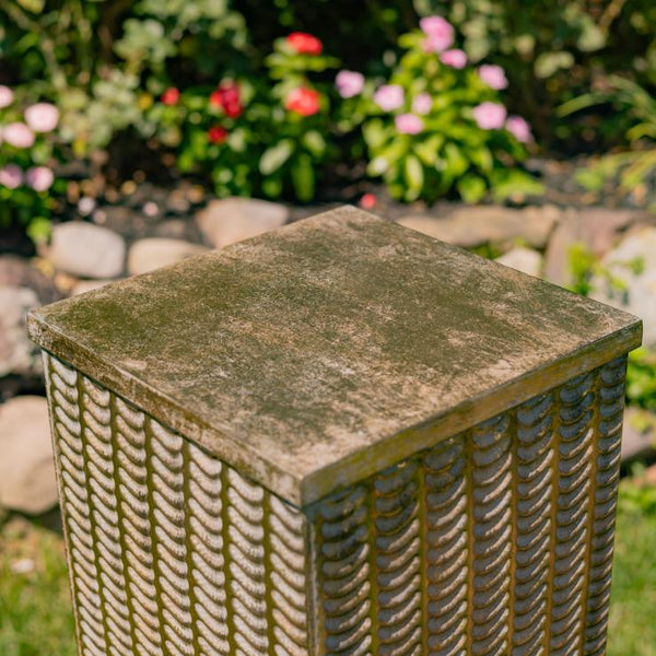 Set of 3 Gold Metal Decorative Pedestal Pillars Plant Stand Displays