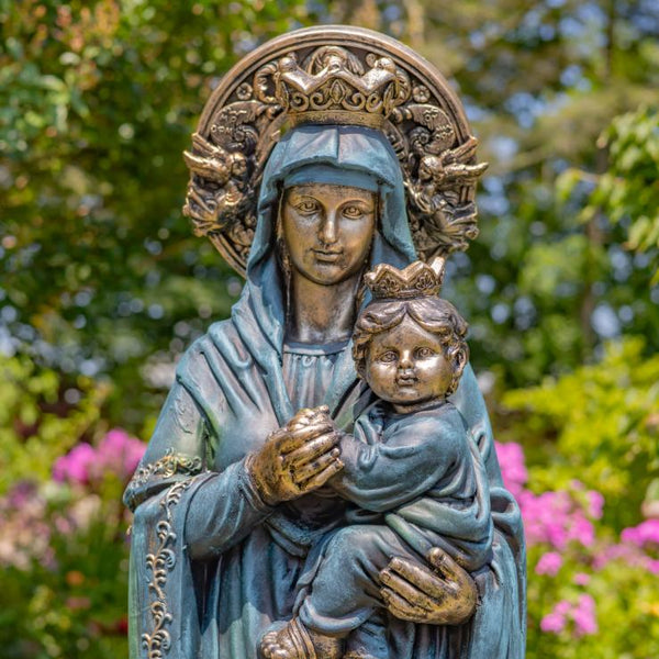 "Our Lady of Perpetual Help" Magnesium Garden Statue 48" Tall