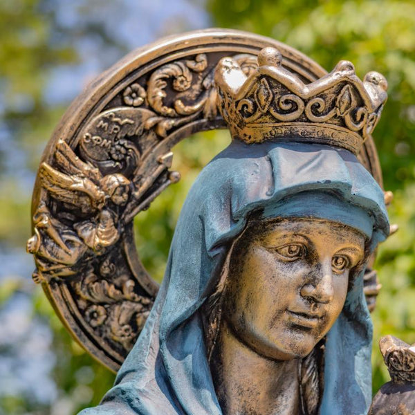 "Our Lady of Perpetual Help" Magnesium Garden Statue 48" Tall
