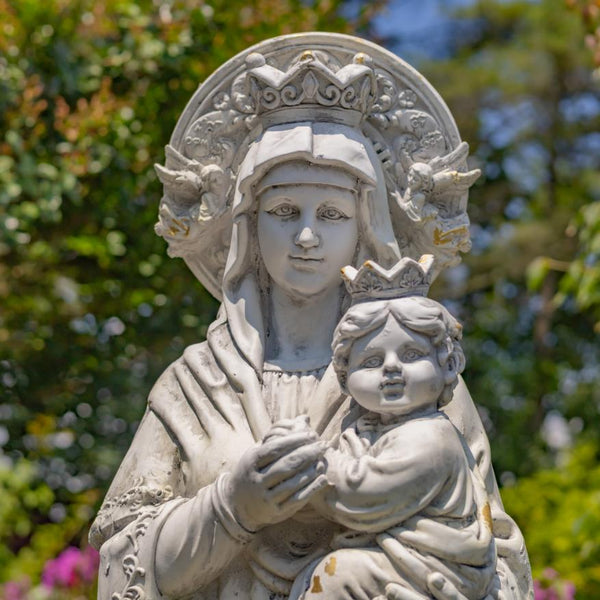"Our Lady of Perpetual Help" Magnesium Garden Statue 48" Tall