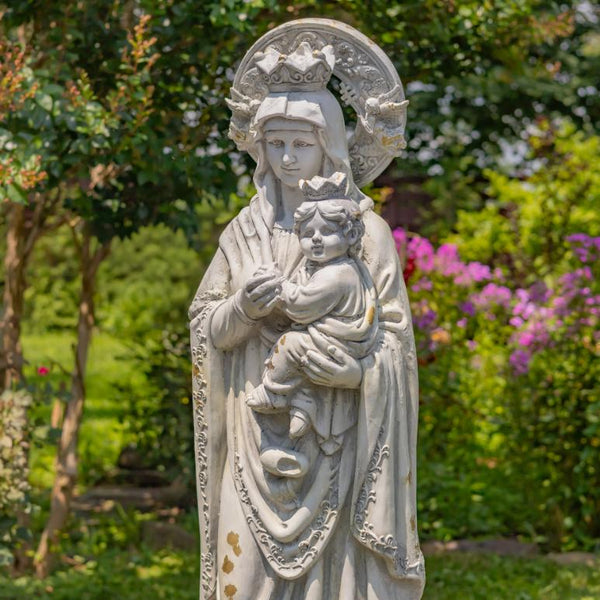 "Our Lady of Perpetual Help" Magnesium Garden Statue 48" Tall