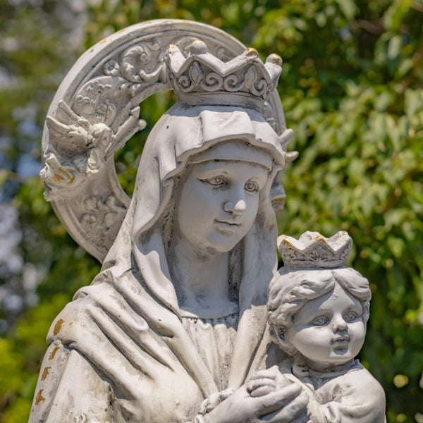 "Our Lady of Perpetual Help" Magnesium Garden Statue 48" Tall