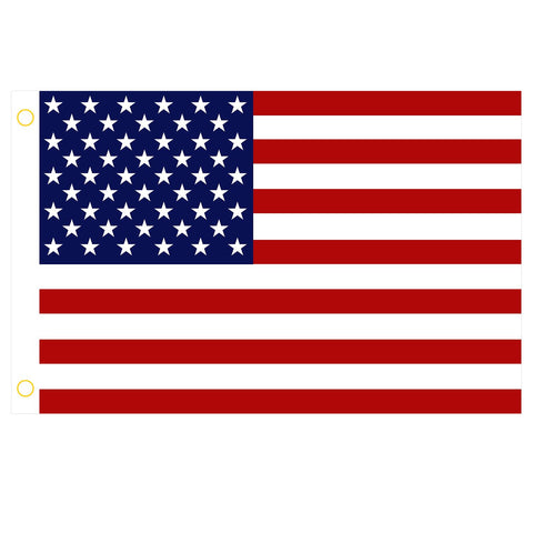 4 Pcs 3 x 5 Ft American US Flags Vivid Color UV Fade Resistant Canvas