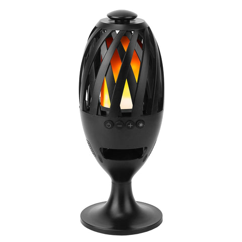 LED Flame Speaker Torch Wireless Waterproof Stereo Bass Outdoor Light-Up Speaker