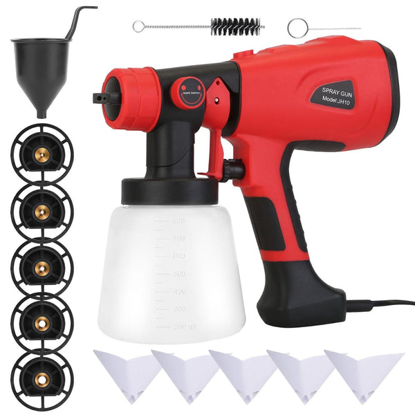 Hand Color Spray Machine Electric Paint Sprayer HVLP Spray Painting Gun Adjustable Handheld Pai ...