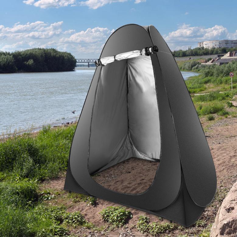 Pop Up Privacy Tent Foldable Outdoor Shower Toilet Tent Portable Cloth – YardEpic