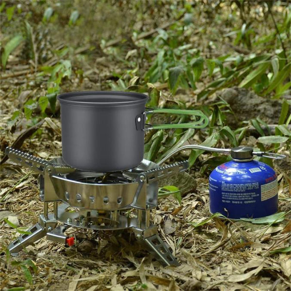 8Pcs Camping Cooking Ware Set Camping Stove Cookware Set 8Pcs Camping Cooking Ware Set Camping Stove Cookware Set