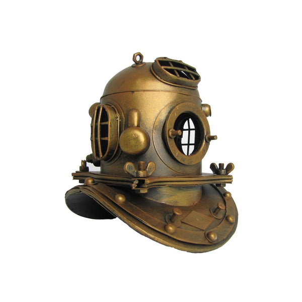 6.5" Tall Metal Diver's Helmet Decoration