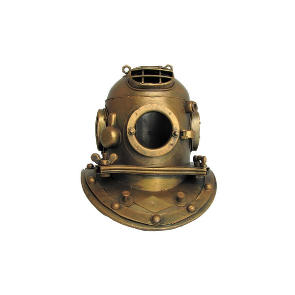 6.5" Tall Metal Diver's Helmet Decoration