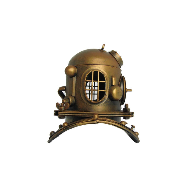 6.5" Tall Metal Diver's Helmet Decoration
