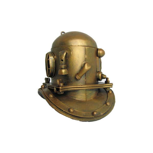 6.5" Tall Metal Diver's Helmet Decoration