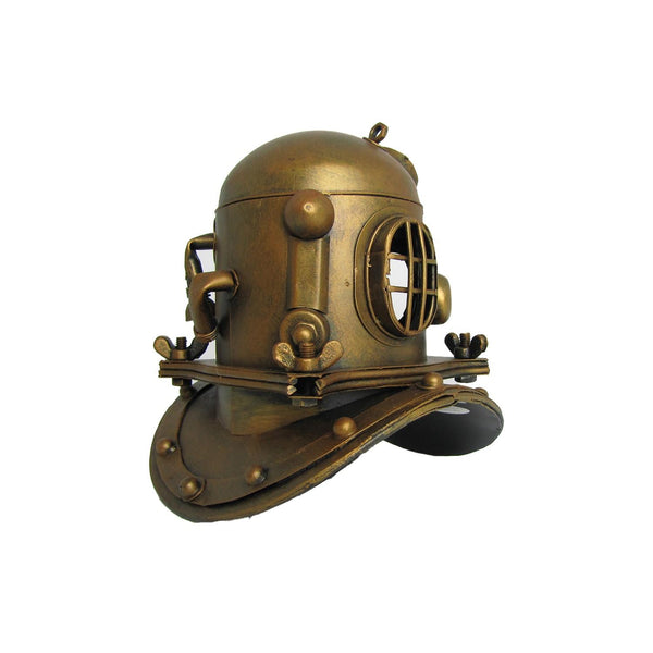6.5" Tall Metal Diver's Helmet Decoration