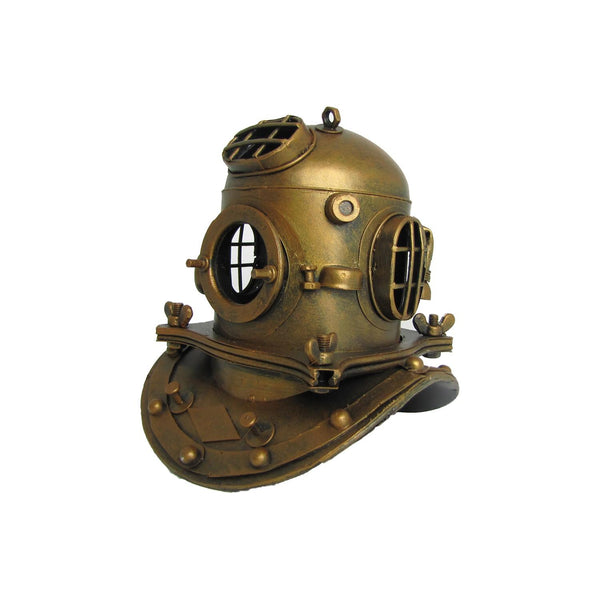6.5" Tall Metal Diver's Helmet Decoration