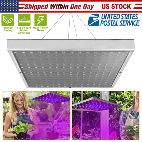 225 LED Grow Light Full Spectrum Hanging Plant Grow Lamp for Greenhouse (15W LEDs)