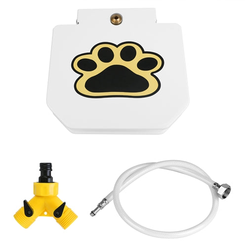 Dog Water Fountain Pet Push Dispenser Step-on Activated Sprinkler Paw Pedal