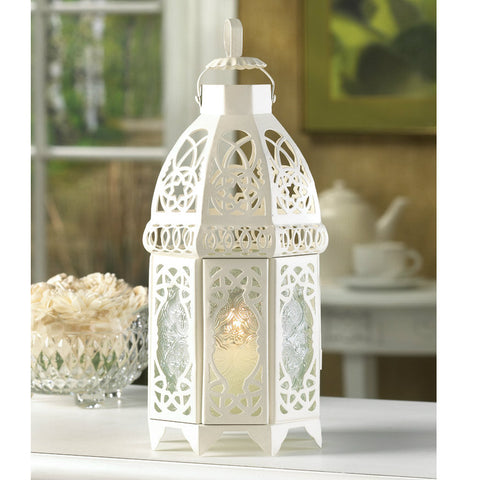 Lacy Cutout Candle Lanterns | Candle Holders | Metal Glass