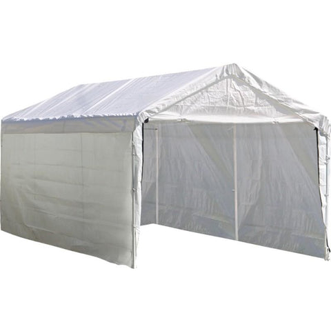 10×20 White Canopy Enclosure Kit, Fits 2" Frame - Buy Online at YardEpic.com