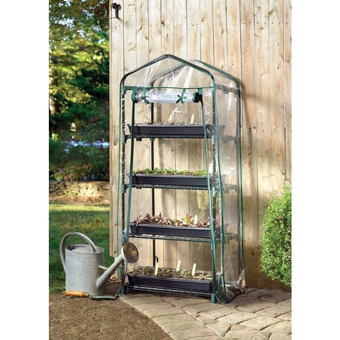 2x1.5 Ft Mini Growhouse 4 Tier Shelf Style GrowIt Greenhouse - Buy Online at YardEpic.com