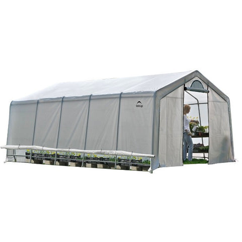 12x20x8 Heavy Duty Greenhouse - Pointed Roof - Buy Online at YardEpic.com