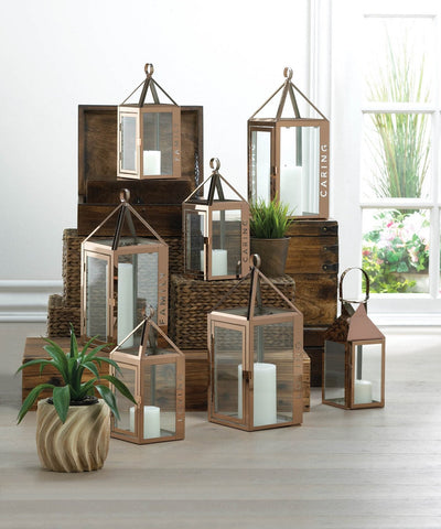 Rose Gold Stainless Steel Candle Lanterns | 6 Styles!