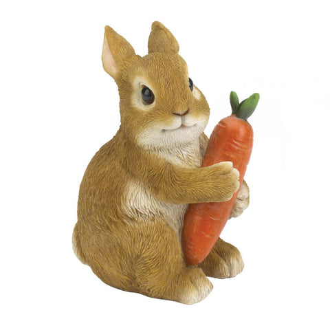 Rabbit Bunny Theme Garden Figurine Statue | Porch Patio Cute Decoration
