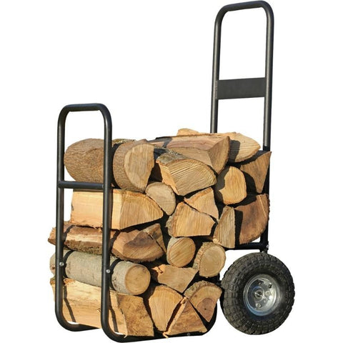 Haul It Wood Mover Firewood Dolly Transport Hand Pull Cart w/ Tires - Buy Online at YardEpic.com