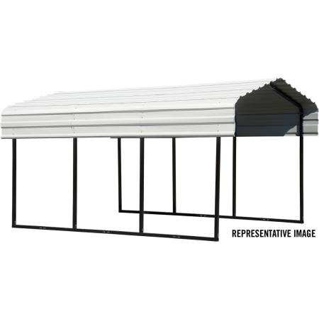 10X24X7 Steel Carport Vehicle Driveway Parking Protection - Buy Online at YardEpic.com