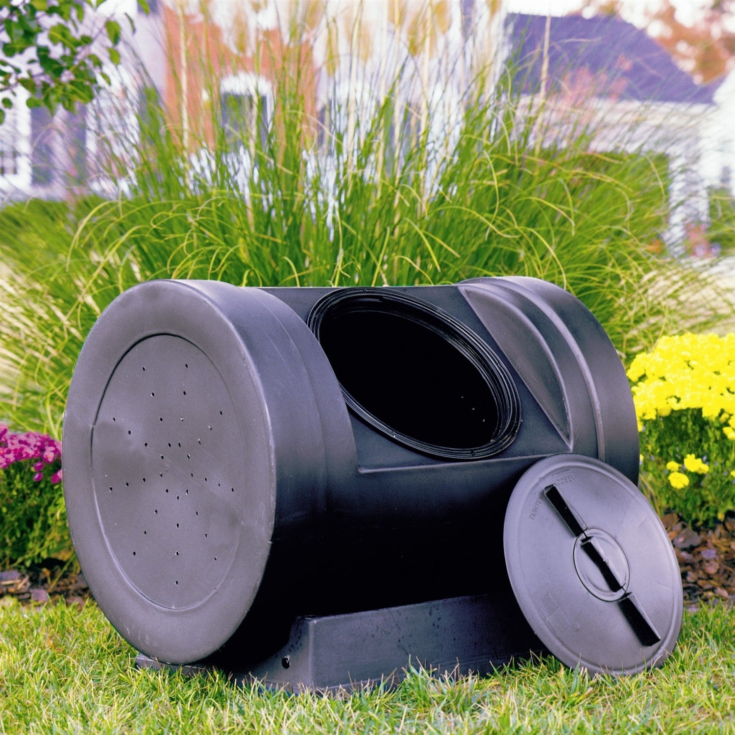 89 Gallon Tumbling Compost Bin Composting Tumbler Composter – YardEpic
