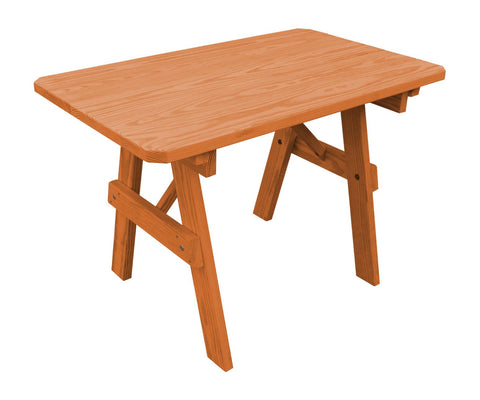 Traditional Table in Yellow Pine