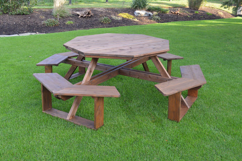 Walk-In Table Octagon or Square in Cedar