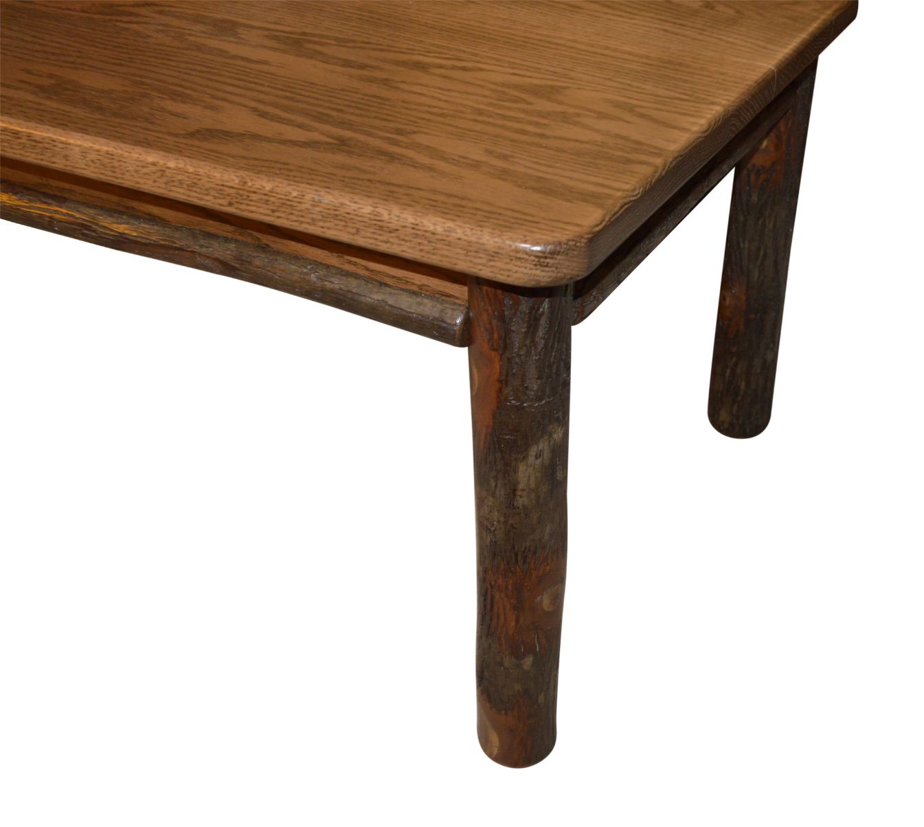 Hickory Solid Wood Coffee Table - Rustic Hickory – YardEpic