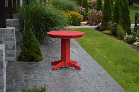 Round or Square Dining Table in HDPE Poly Lumber