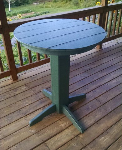 Round/Square Bar Table in HDPE Poly Lumber