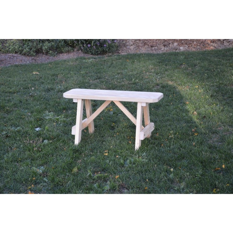 Pressure treated sales garden bench