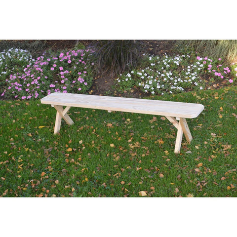 Cross-leg Bench in Pressure Treated Pine - Buy Online at YardEpic.com
