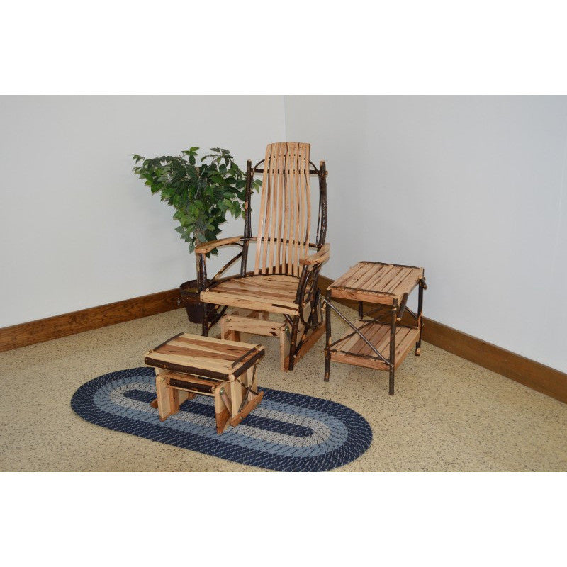 A&L Hickory Glider Rocker