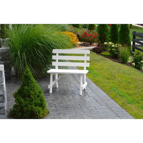 Horizontal Back Bench in Pine - Buy Online at YardEpic.com