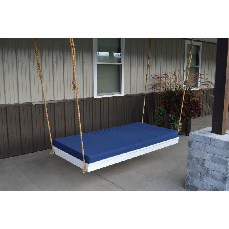 75" Pine Twin Size Newport Swing Bed (Rope Included) YardEpic