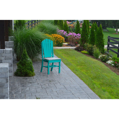 Outdoor Adirondack HDPE Poly Deck Dining Chair - Buy Online at YardEpic.com