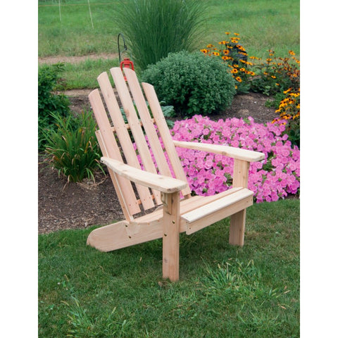 Kennebunkport Adirondack Chair in Red Cedar - Buy Online at YardEpic.com