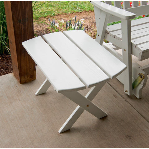 Folding Oval End Table in Pine - Buy Online at YardEpic.com