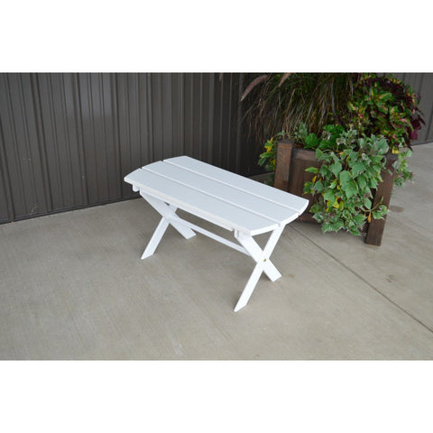 Outdoor Folding Coffee Table in Yellow Pine - Buy Online at YardEpic.com