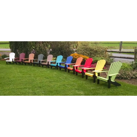Poly Fanback Adirondack Chair - Buy Online at YardEpic.com