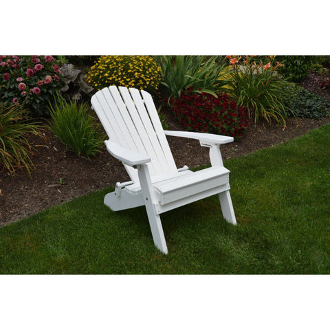 Folding Reclining Adirondack Chair HDPE Poly - Buy Online at YardEpic.com