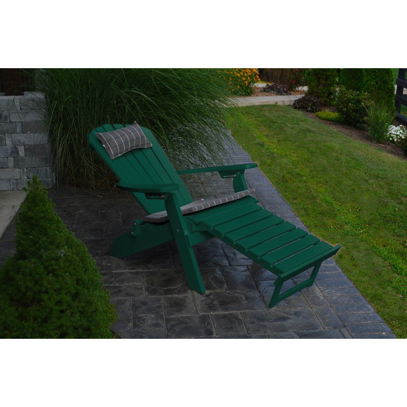 Polywood adirondack chair new arrivals with pull out ottoman