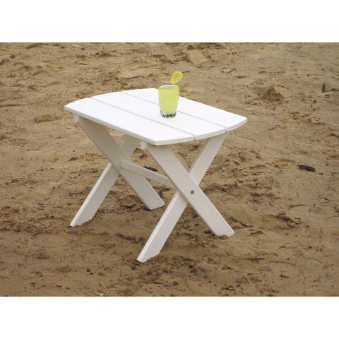 Folding End Table in HDPE Poly - Buy Online at YardEpic.com