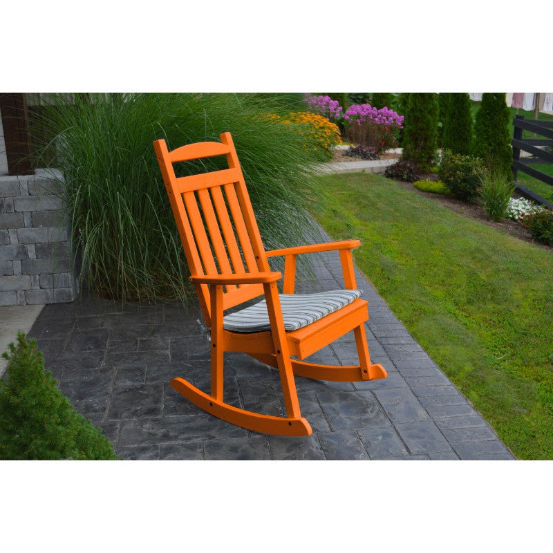 A&L Poly Classic Porch Rocker