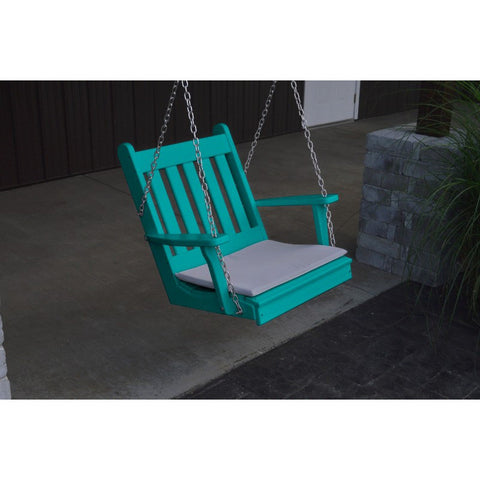 Traditional English Chair Swing in HDPE Plastic - Buy Online at YardEpic.com